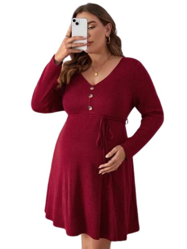 SHEIN SUKIENKA DLA KOBIET W CIĄŻY PLUS SIZE 48 ŁLF