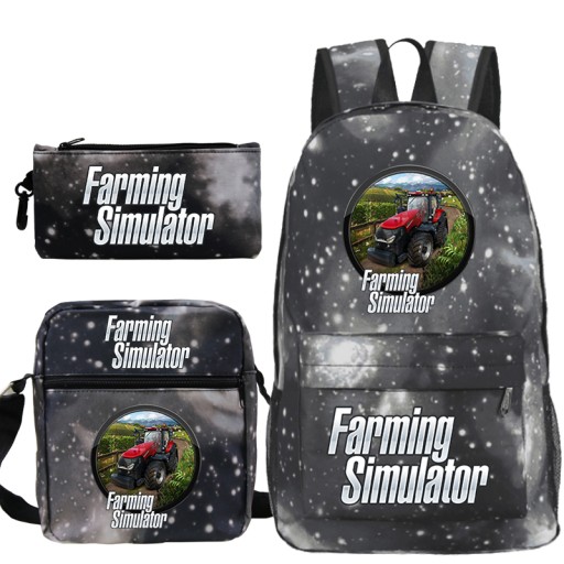 FARMING SIMULATOR ZESTAW PLECAK TORBA PIÓRNIK