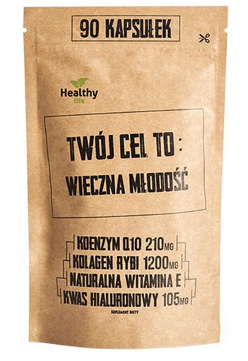 TWÓJ CEL TO WIECZNA MŁODOŚĆ KWAS HIALURONOWY 90 KAPSUŁEK