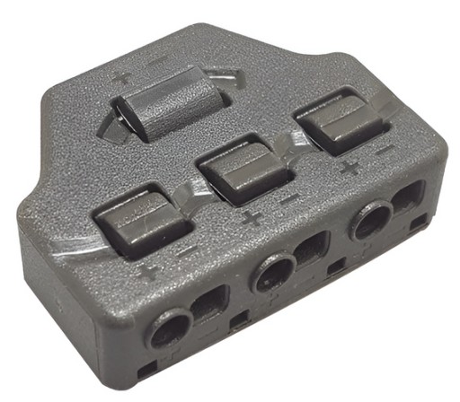 ROZDZIELACZ ZASILANIA LED 12 1N/3-OUT BEMKO