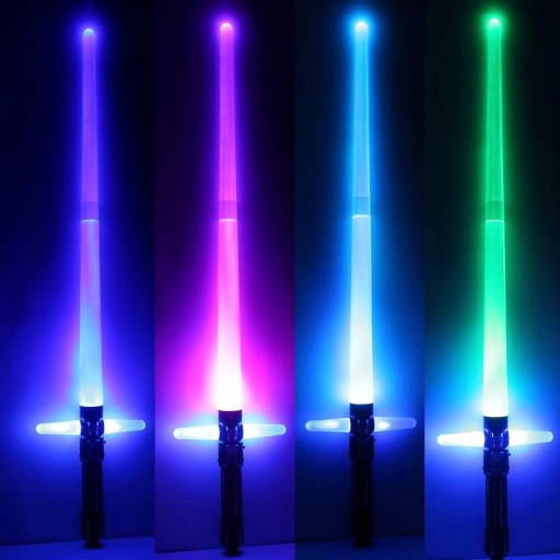 MIECZ ŚWIETLNY ŚWIECĄCY LASER ŚWIATŁO DŹWIĘK LED