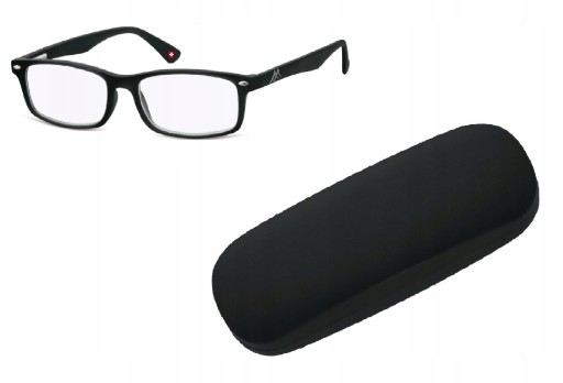 OKULARY PLUSY DO CZYTANIA BLUE LIGHT z ETUI +1.0