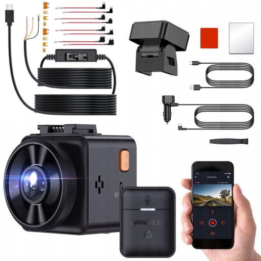 REJESTRATOR VANTRUE E1 2,5K H.265 GPS PILOT + ACC