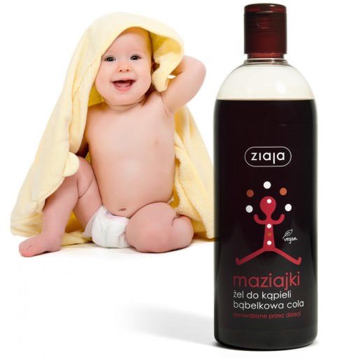 ZIAJA MAZIAJKI ŻEL DO KĄPIELI bąbelkowa cola 500ml