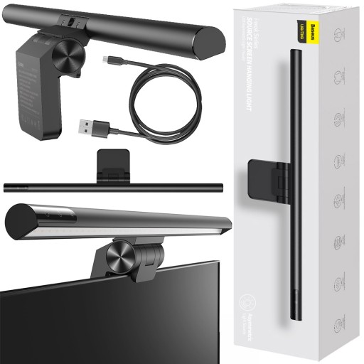 BASEUS MOCNA LAMPKA DO KOMPUTERA NA MONITOR LED REGULOWANA 2800 4000 5500 K