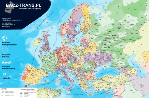 Podkładka + MAPA EUROPY + Logo Twojej Firmy 30szt