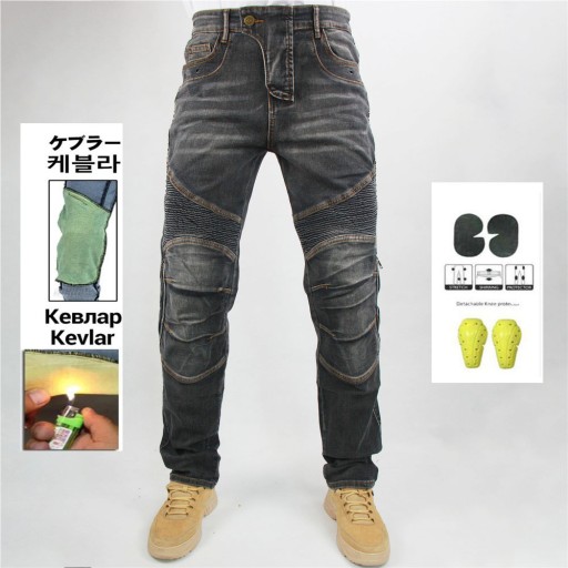 4 sezony spodnie motocyklowe Unisex aramidowe Moto