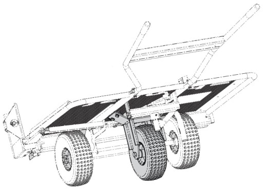KOŁO DO WÓZKA BRUKARSKIEGO VTK-V-SR/N Probst kółko