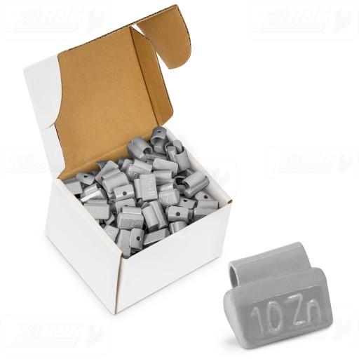 Ciężarki 10g cynkowe (Zn) powlekane nabijane do felg ALU op.100szt.