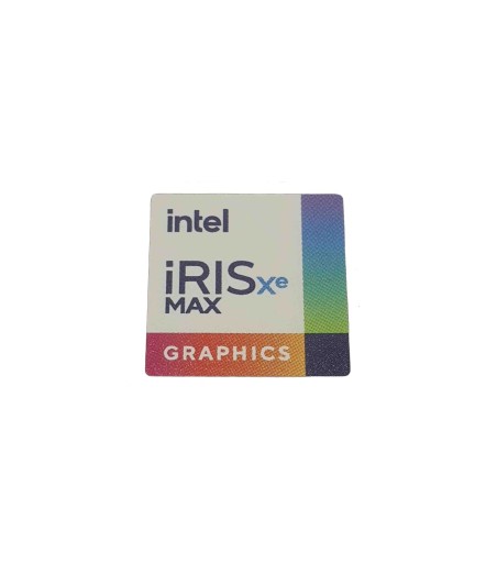 Naklejka INTEL IRIS MAX GRAPHICS 14x14mm [416]