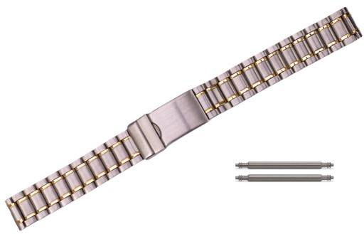 Bransoleta do zegarka stalowa 16 mm 16SZ1