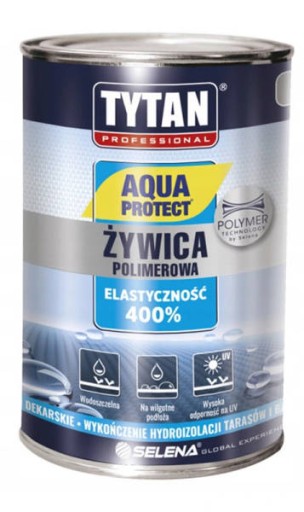 Żywica polimerowa Tytan Aqua Protect 1 kg - terakota - na dach taras balkon