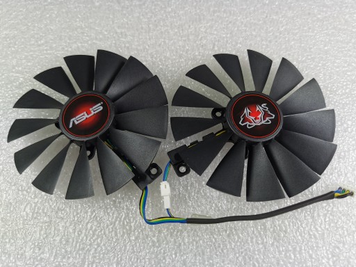 2 x Wentylator ASUS GTX 1070 Ti 8GB CERBERUS 0.25A