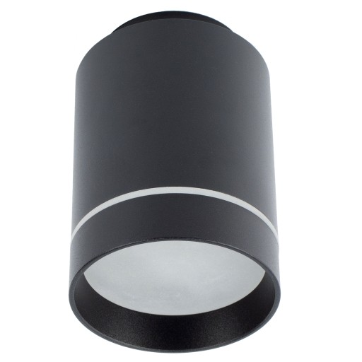 OPRAWA NATYNKOWA HALOGENOWA TUBA LED GU10 CZARNA