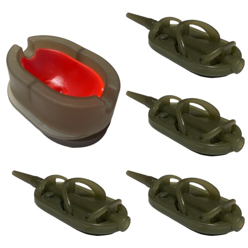 4x Koszyk Method ARC 80g + foremka FEEDER BAIT