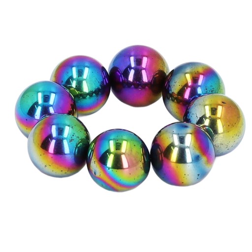 10 szt. Kulka magnetyczna Dia25mm Magnesy w kolorze tęczy Zabawa 5V