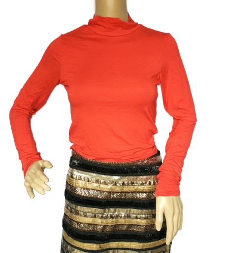 Golf Czerwony Gina Tricot M 38 Czerwień Bluzka