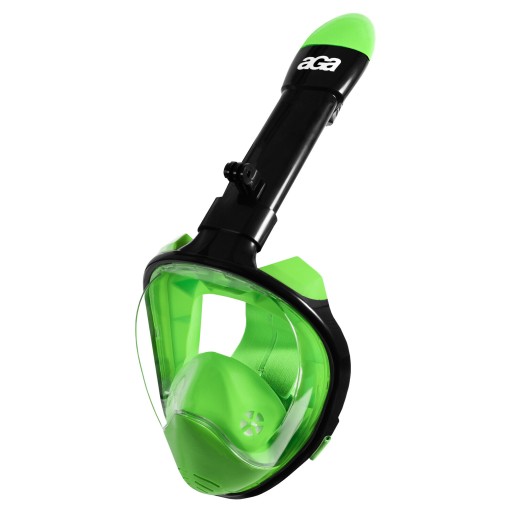 Maska do snurkowania pełnotwarzowa z rurką L/XL + uchwyt do GoPro