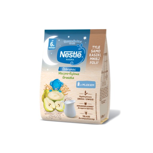 NESTLE DOBRANOC KASZKA MLECZNO - RYŻOWA GRUSZKA 230 G