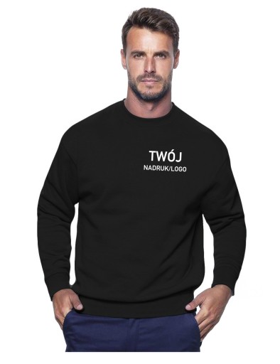 GRUBA BLUZA Z TWOIM NADRUKIEM REKLAMOWA LOGO