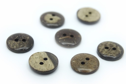 guziki guzik guziczki KOKOSOWY z kokosu 13mm 4szt