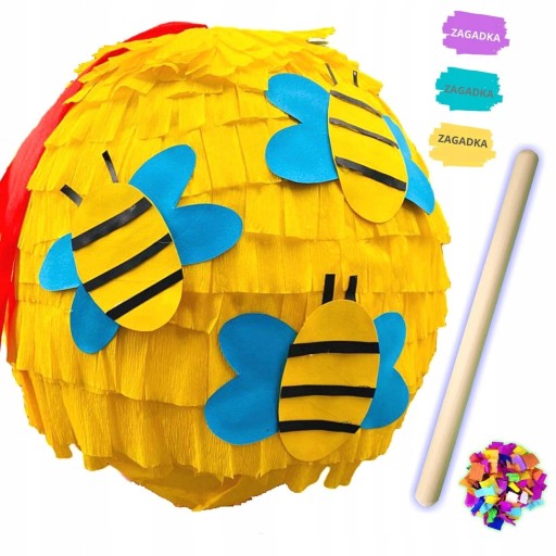 PINIATA UL PSZCZOŁY NA URODZINY PINATA PSZCZOŁA