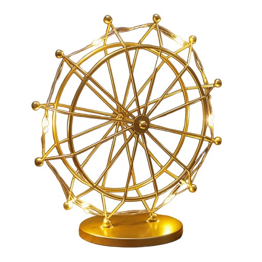 Sky Wheel Model Light Art Office Desk Decor Indoor