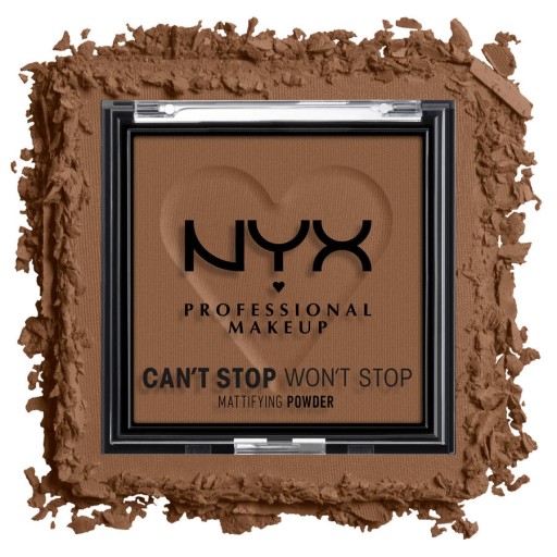 NYX CAN'T STOP Matujący puder do twarzy DEEP