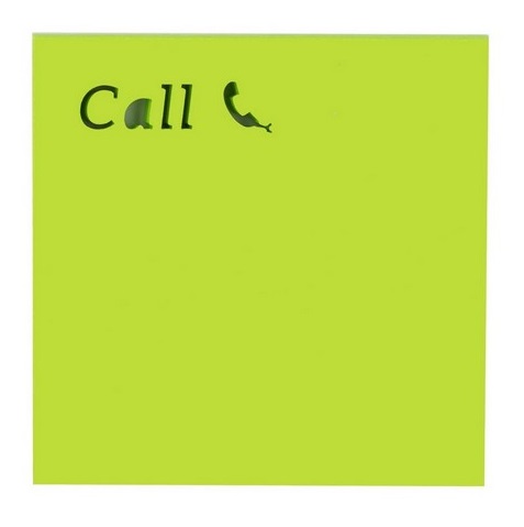 NOTES SAMOPRZYLEPNY TEXT 75x75mm 50K CALL