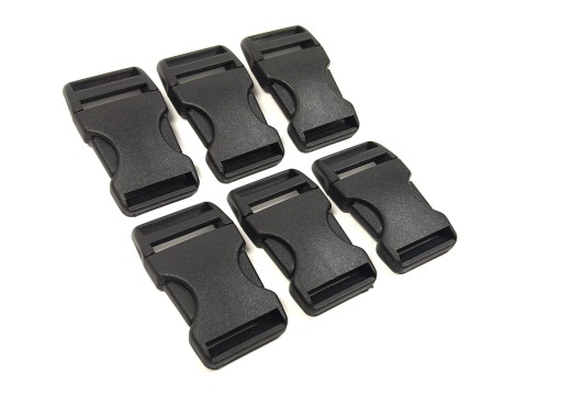 KLAMRA ZAPIĘCIE PLASTIKOWE TAŚMY PASA 30mm 6 sztuk