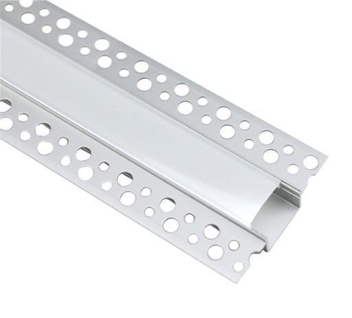 PROFIL aluminiowy LED 2m anodowany płyty karton gips na 2 taśmy podtynkowy