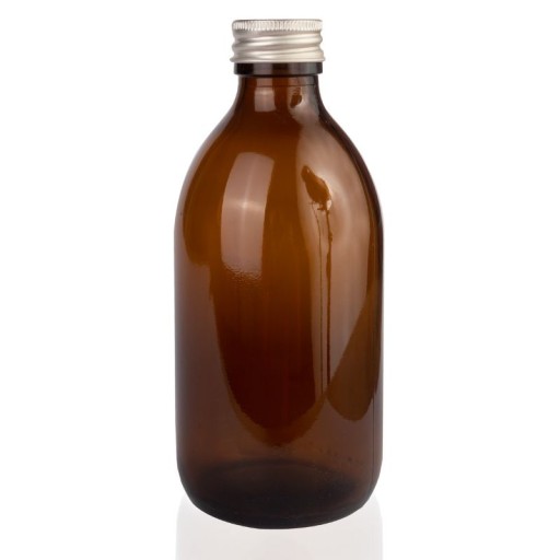 Butelka szklana 250ml z nakrętką ALU x100