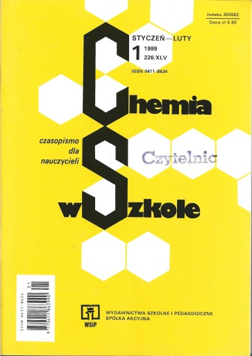 CHEMIA W SZKOLE 1/1999 czasopismo dla nauczycieli