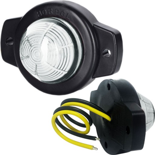 LAMPA OBRYSOWA OBRYSÓWKA POJEDYŃCZA BIAŁA
