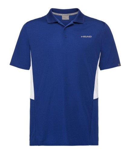 Koszulka tenisowa męska HEAD CLUB TECH POLO Niebieska M