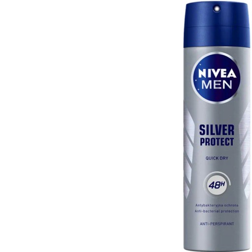 NIVEA MEN DEZODORANT ANTIPERSPIRANT SPRAY MĘSKI Silver Protect