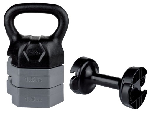 2w1 Kettlebell Crivit hantel 5 kg