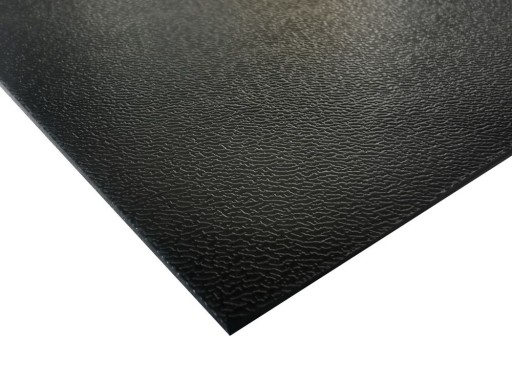ABS czarny molet 1000x250 2 mm format blat twarde