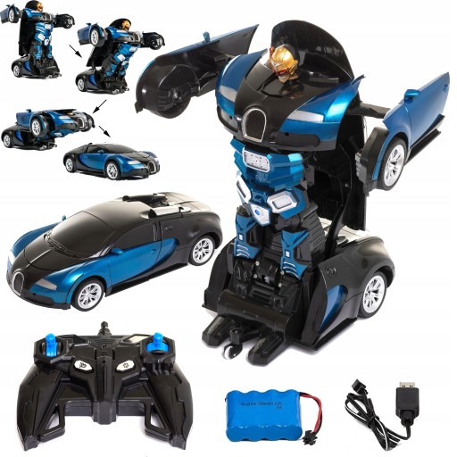AUTO ROBOT 2w1 SAMOCHÓD ZDALNIE STEROWANY PILOT