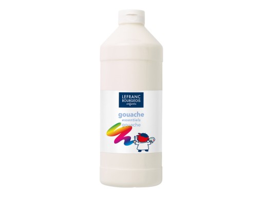 FARBA TEMPERA PLAKATOWA 1L BIAŁA L&B