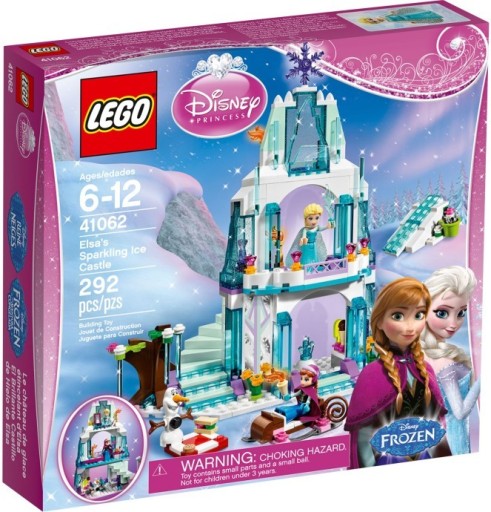 LEGO 41062 Disney Frozen Lodowy zamek Elzy - NOWY