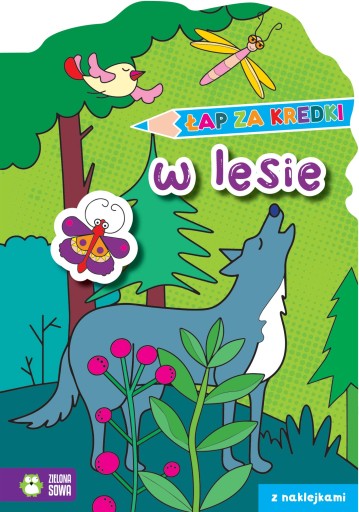 ŁAP ZA KREDKI! ZIELONA SOWA - W LESIE