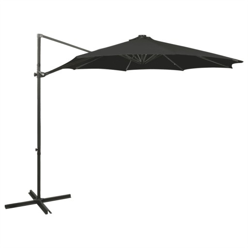 DUŻY PARASOL OGRODOWY SKŁADANY TARASOWY LED 300 cm