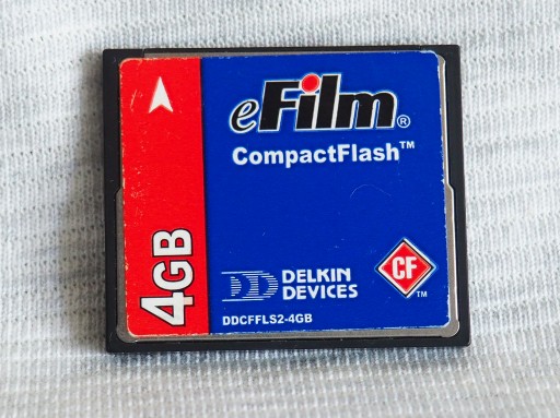Karta pamięci CompactFlash Card Delkin Devices eFilm CF 4 Gb.