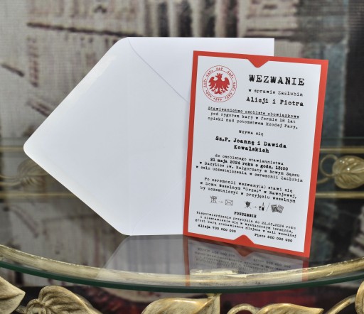 Zaproszenia Ślubne na Ślub z PERSONALIZACJĄ