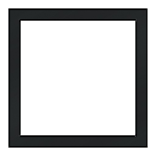 RAMKA BLACK GLASS 3MM GNIAZDA SLIM ODKURZACZ