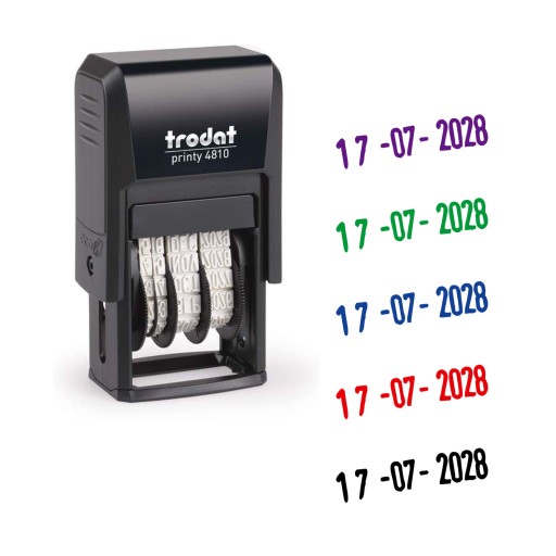 Datownik Trodat 4810 data cyfrowa - kolorowy tusz