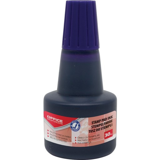 Tusz do pieczątek Office Products 30 ml fioletowy