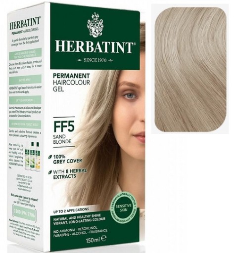 HERBATINT FARBA DO WŁOSÓW - PIASKOWY BLOND FF5