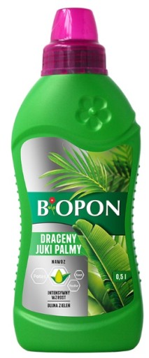 BIOPON NAWÓZ W PŁYNIE DO JUKI, DRACENY, PALMY 0,5L